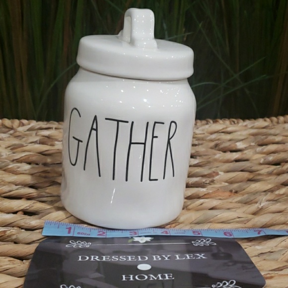 NWT HTF Rae Dunn GATHER Canister - Picture 4 of 5